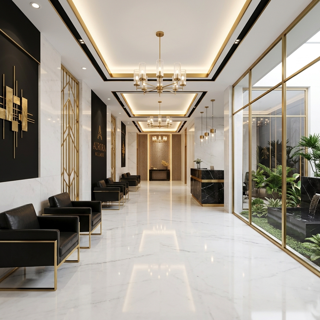 Hospital Corridors & Wards Detail